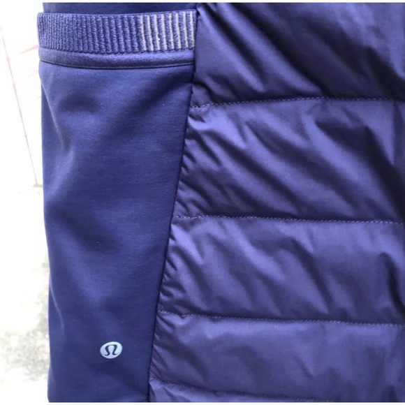 Lululemon Down For It All Vest Night Sea Sz.6 - Picture 8 of 11